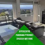 Cap Sud - 53m2- Vue Pyrenees- Hypercentre-wifi Fibre -nouvelle Literie Διαμέρισμα *