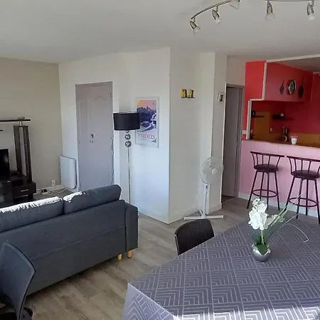 Daire Cap Sud - 53m2- Vue Pyrenees- Hypercentre-wifi Fibre -nouvelle Literie *