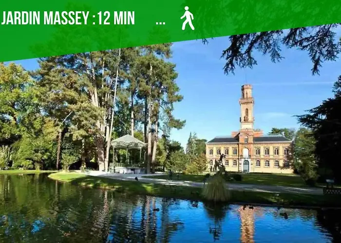 Cap Sud - 53m2- Vue Pyrenees- Hypercentre-wifi Fibre -nouvelle Literie Tarbes